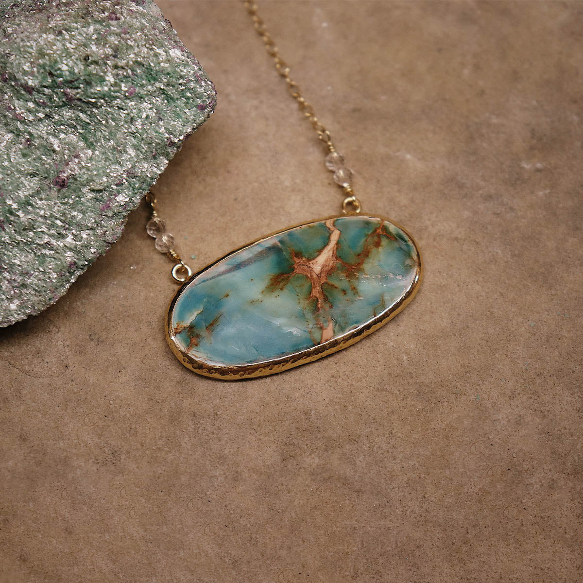 Copper Chrysocolla Necklace
