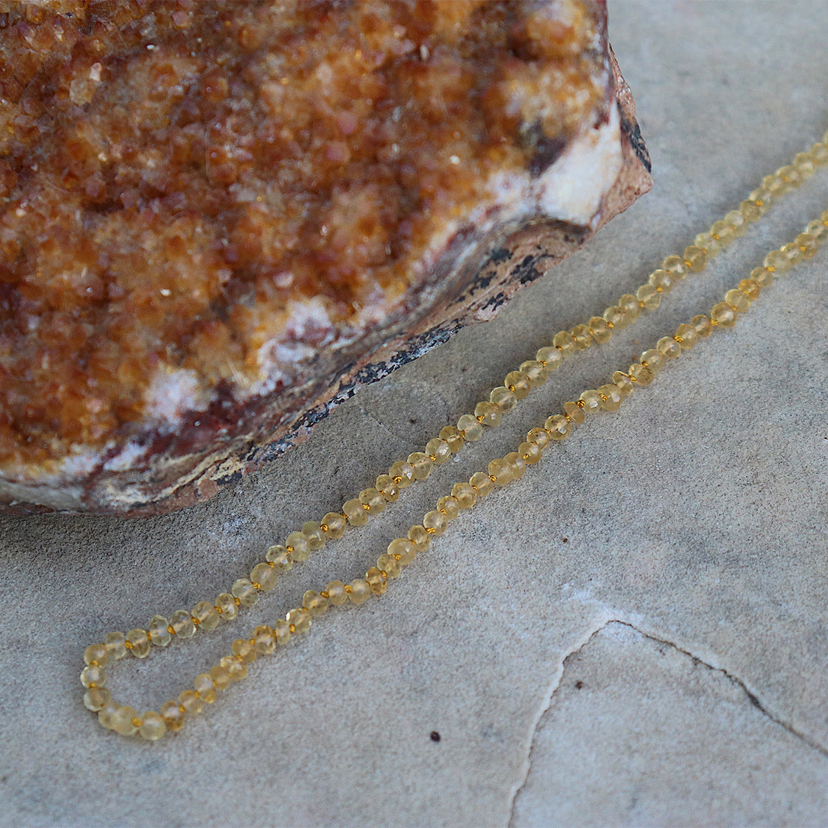 Citrine || Gemstone Necklace