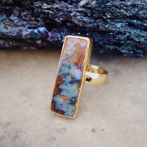 Boulder Opal Ring