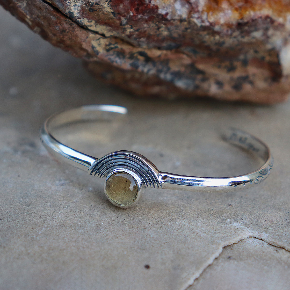 Be Open Cuff || Citrine