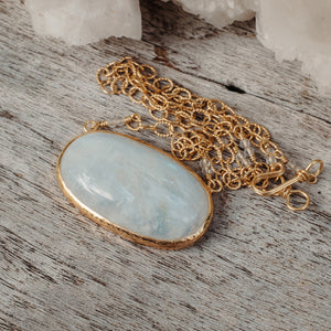 Rainbow Moonstone Necklace