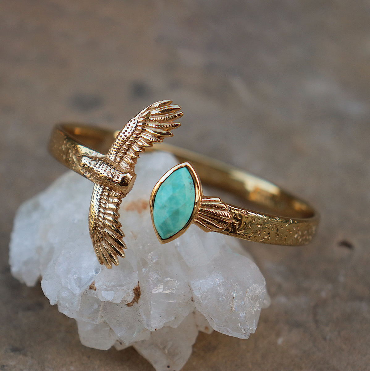 Elder Bird || Turquoise Cuff