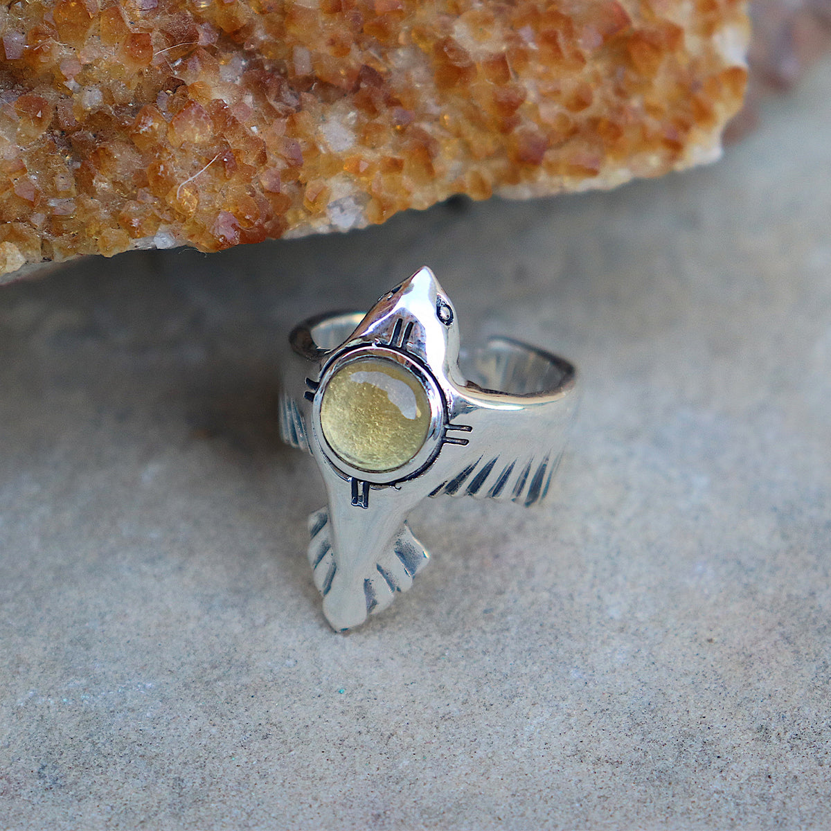 As Above Ring || Citrine