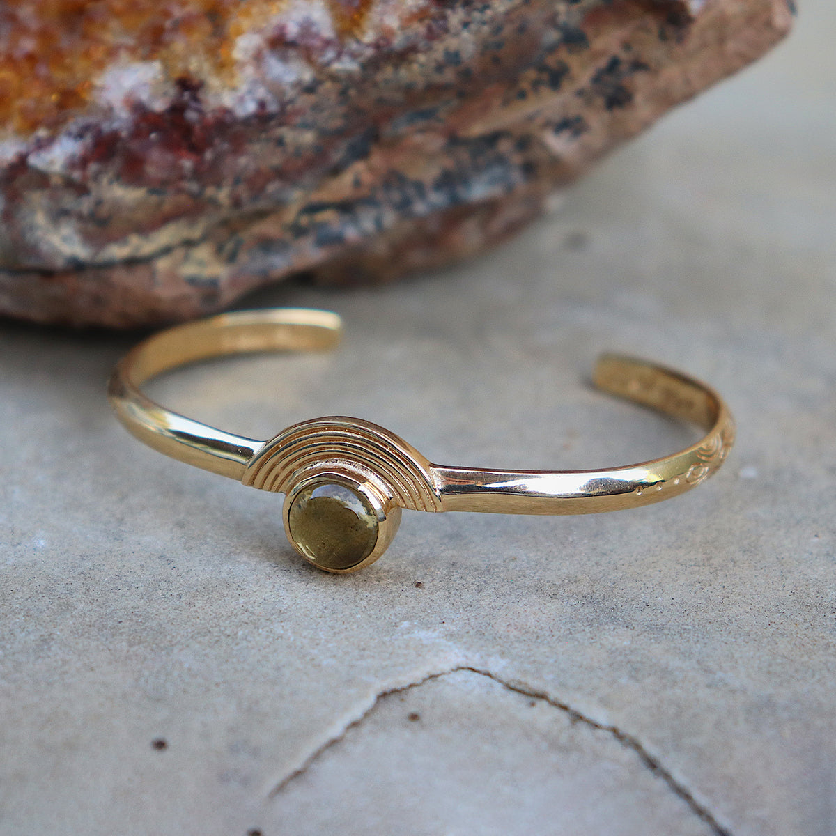Be Open Cuff || Citrine