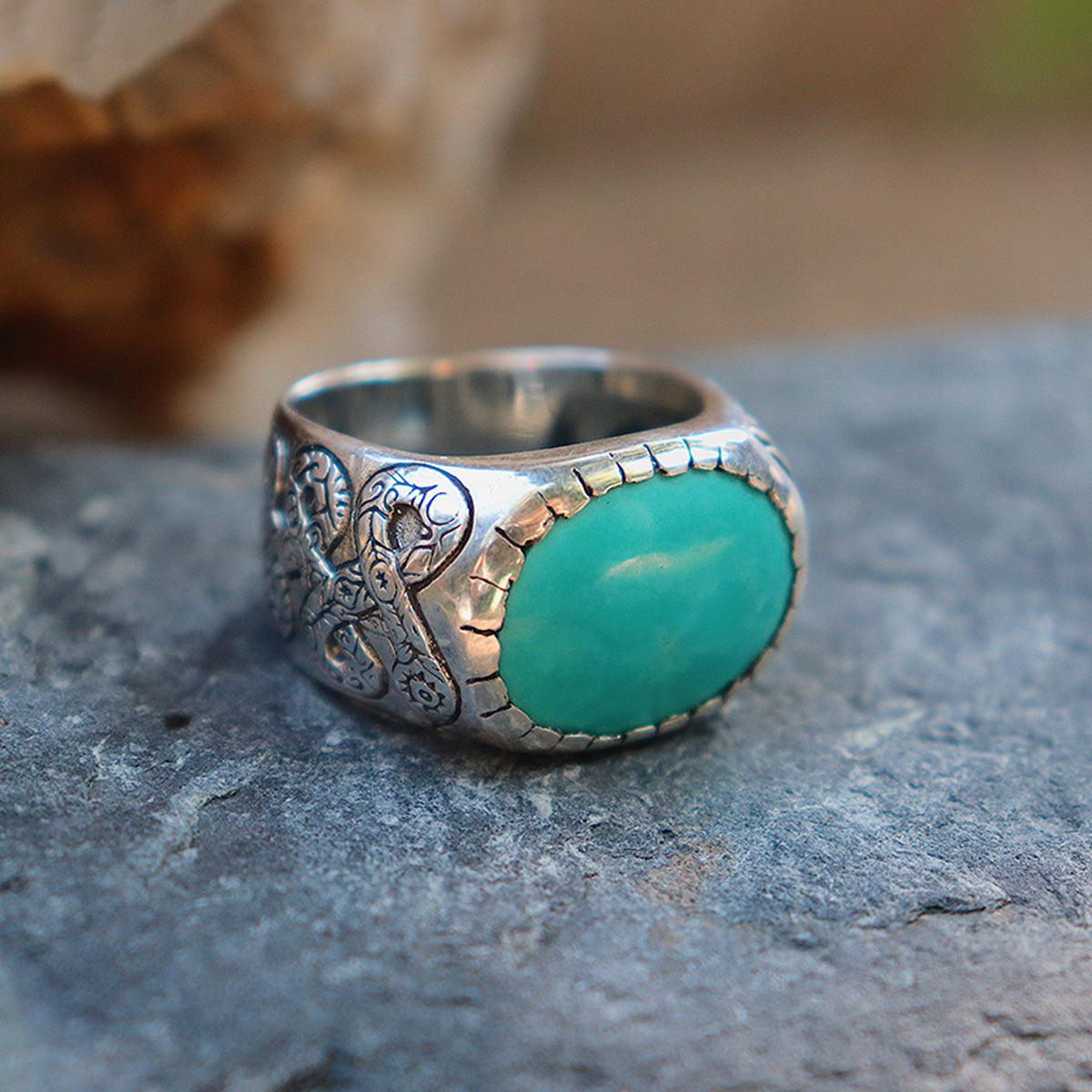 rygai Men Ring Blue Rhinestone Faux Turquoise Ring,Sparkling Vintage  Wedding Band Ring Jewelry Gifts - Walmart.com