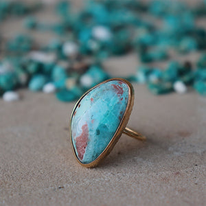 Arizona Chrysocolla Elfin Ring