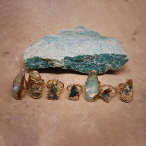 Copper Chrysocolla Ring