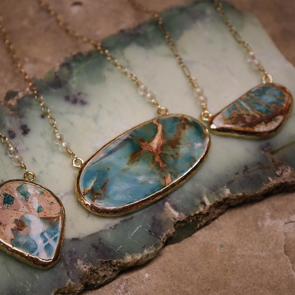 Copper Chrysocolla Necklace