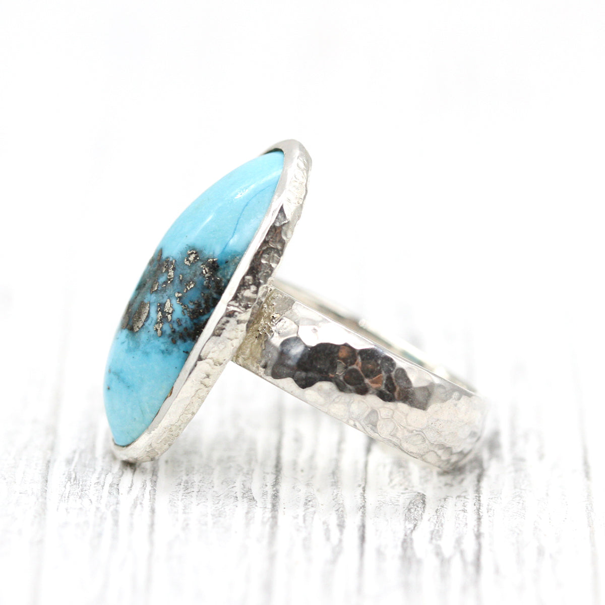 Azure Chrysocolla Ring