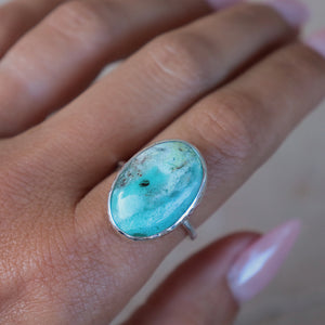 Arizona Chrysocolla Elfin Ring