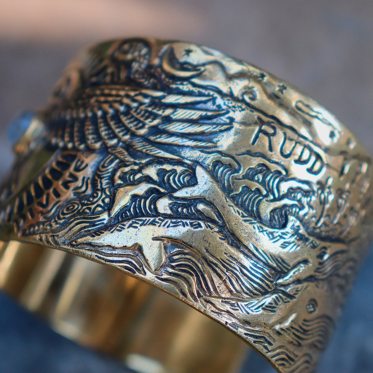 【Bahgsu Jewels】Xavier Rudd Collabカフブレスレット SV Women's Cuff - Xavier Rudd Collab - Bahgsu