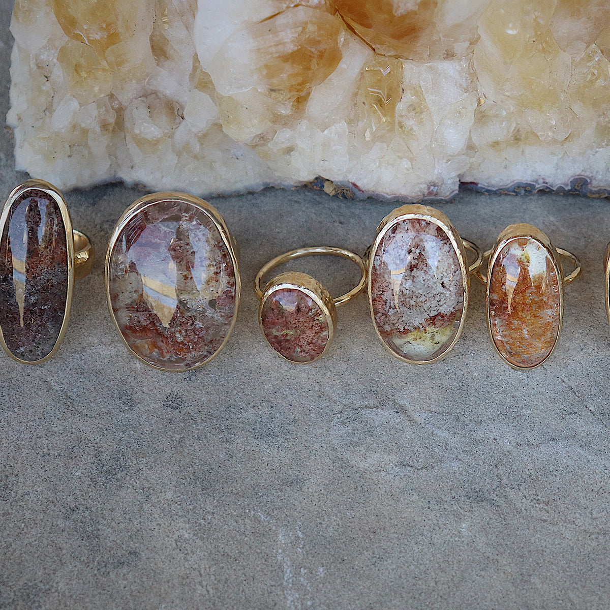 Garden Quartz Elfin Ring
