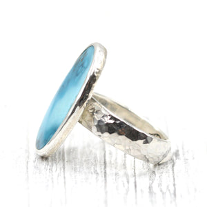 Azure Chrysocolla Ring