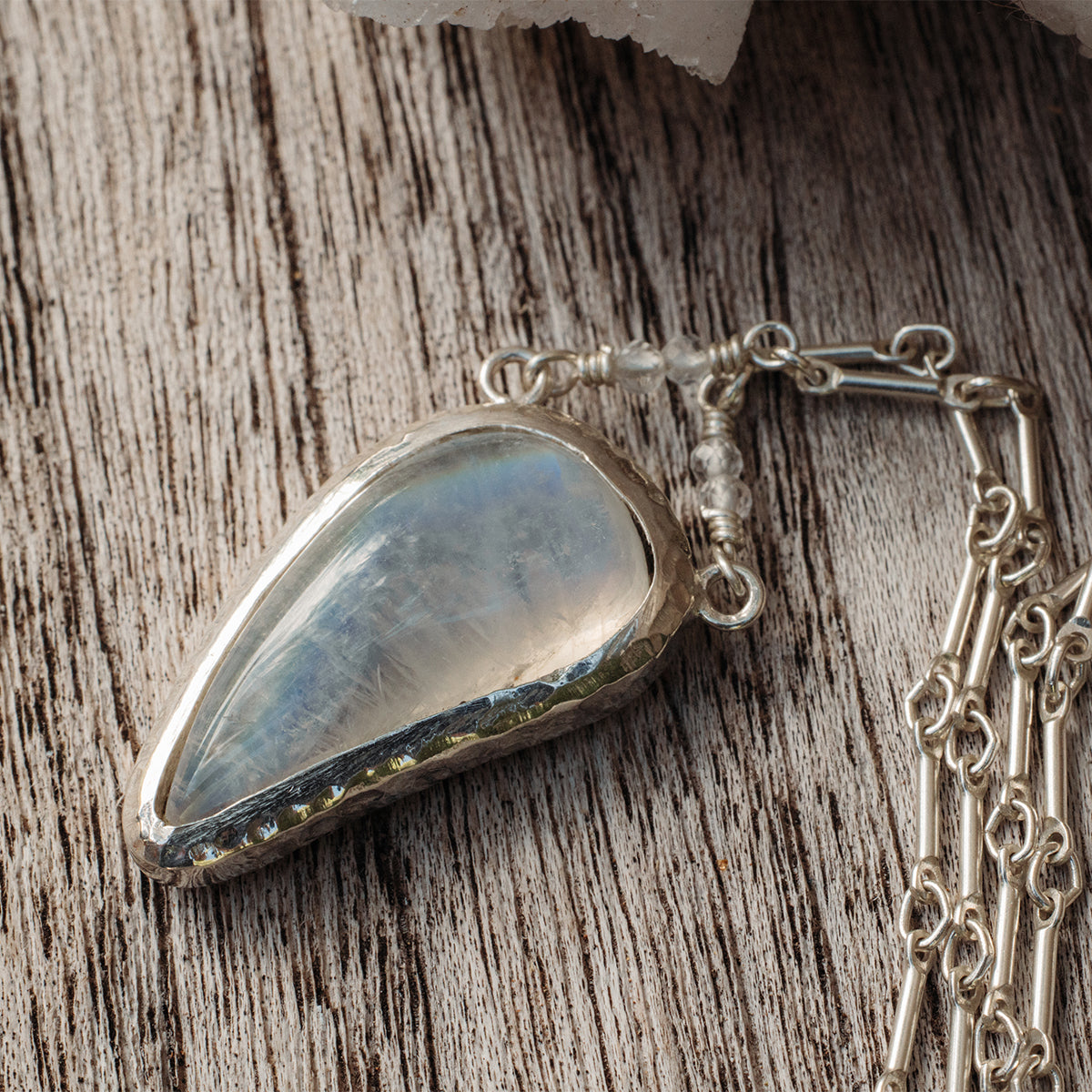 Rainbow Moonstone Necklace