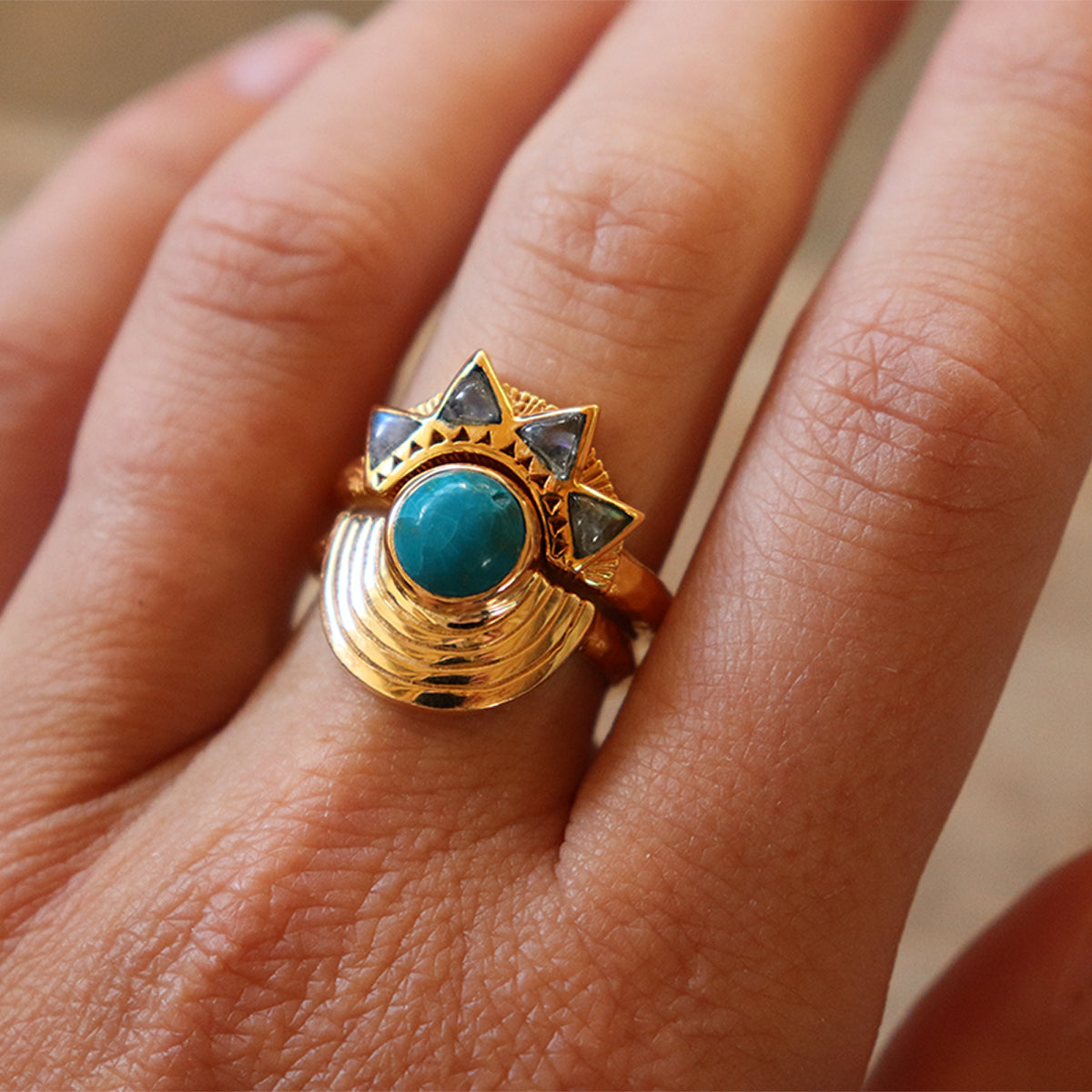 Be Open Ring || Turquoise