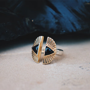 Shape Shift Ring || Obsidian