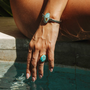 Heirloom Cuff || Arizona Chrysocolla