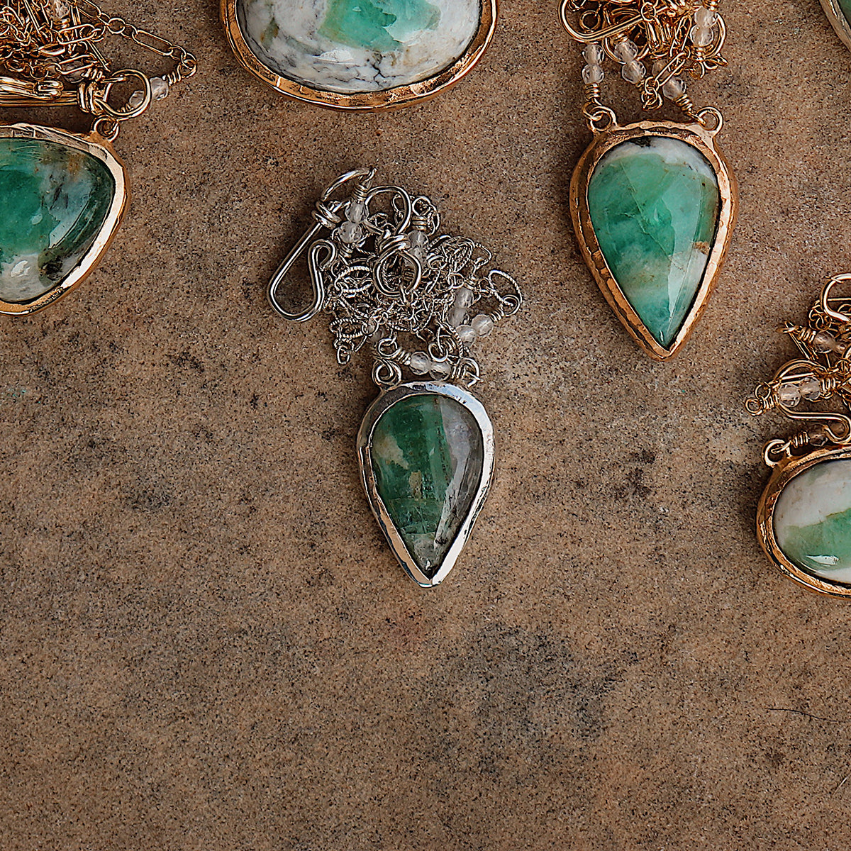 Emerald Quartz Necklace