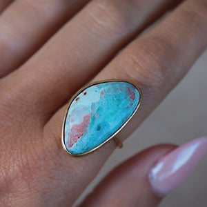 Arizona Chrysocolla Elfin Ring