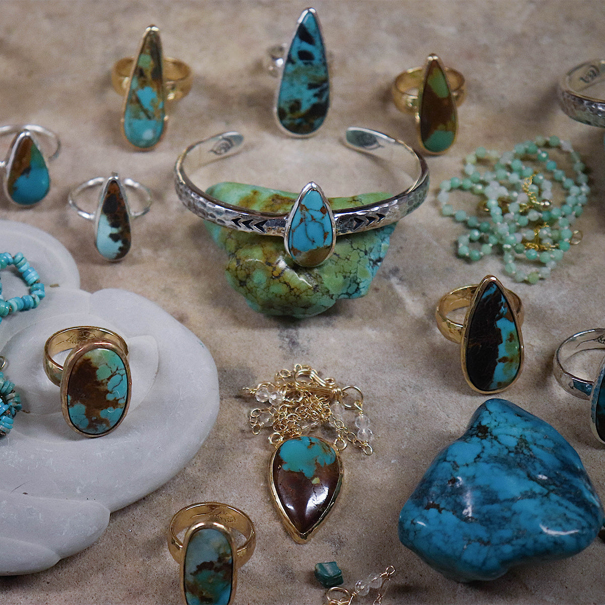 Heirloom Cuff || Royston Turquoise