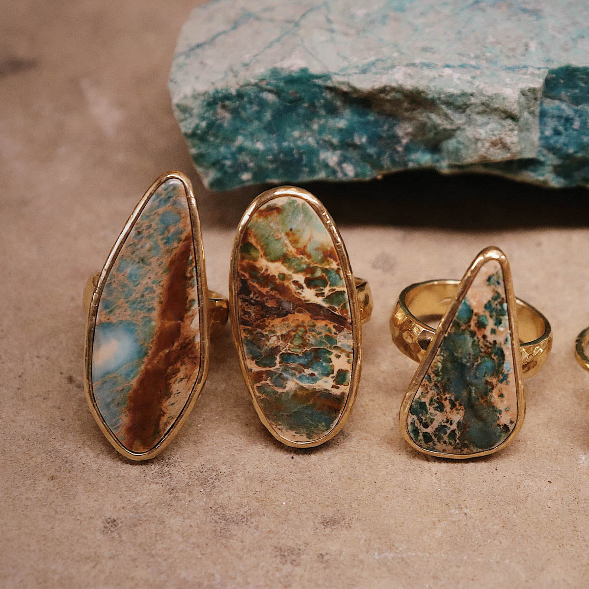 Copper Chrysocolla Ring