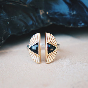 Shape Shift Ring || Obsidian