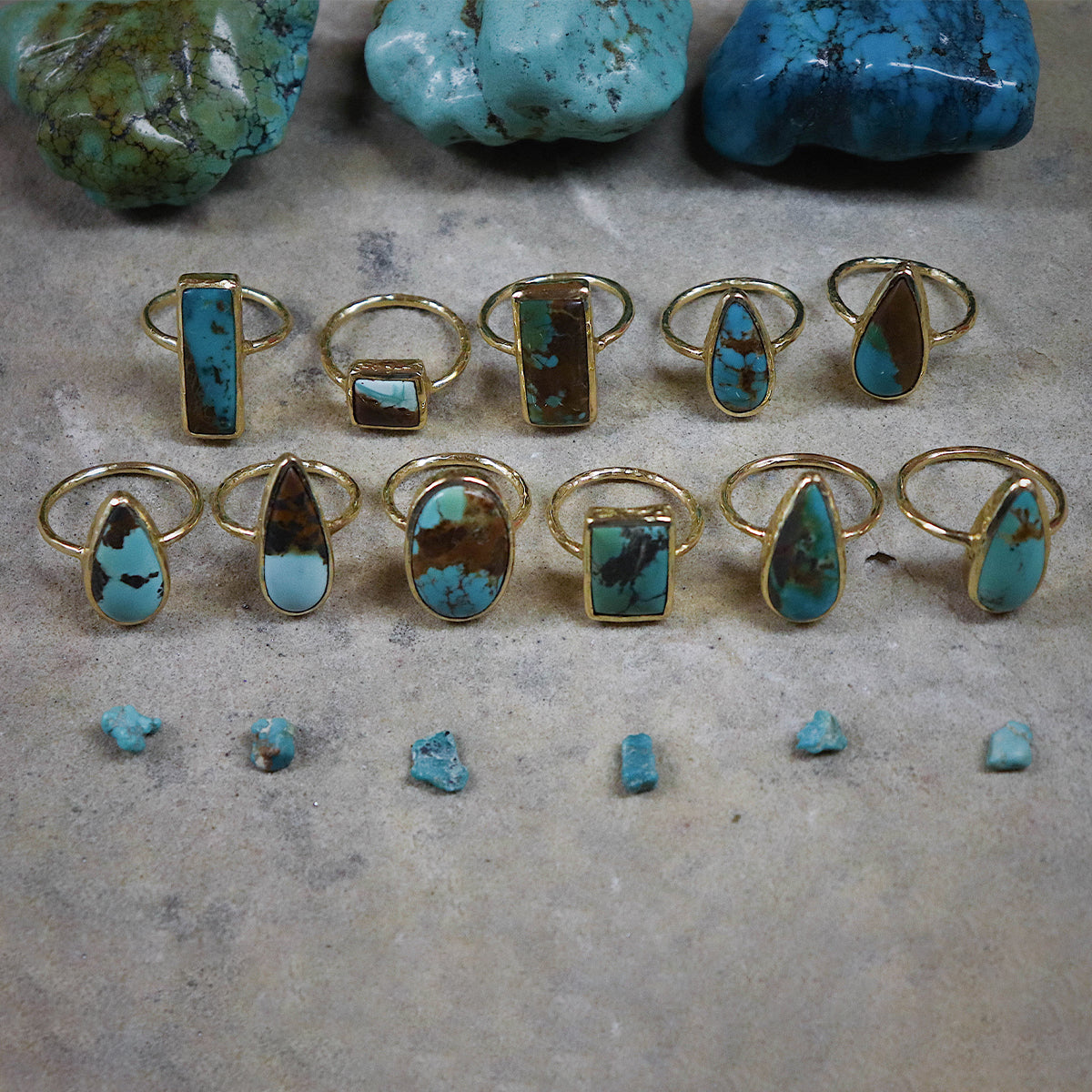 Royston Turquoise Elfin Ring