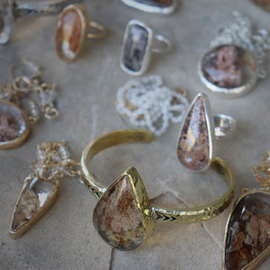 heirloom cuff || Garden Quartz