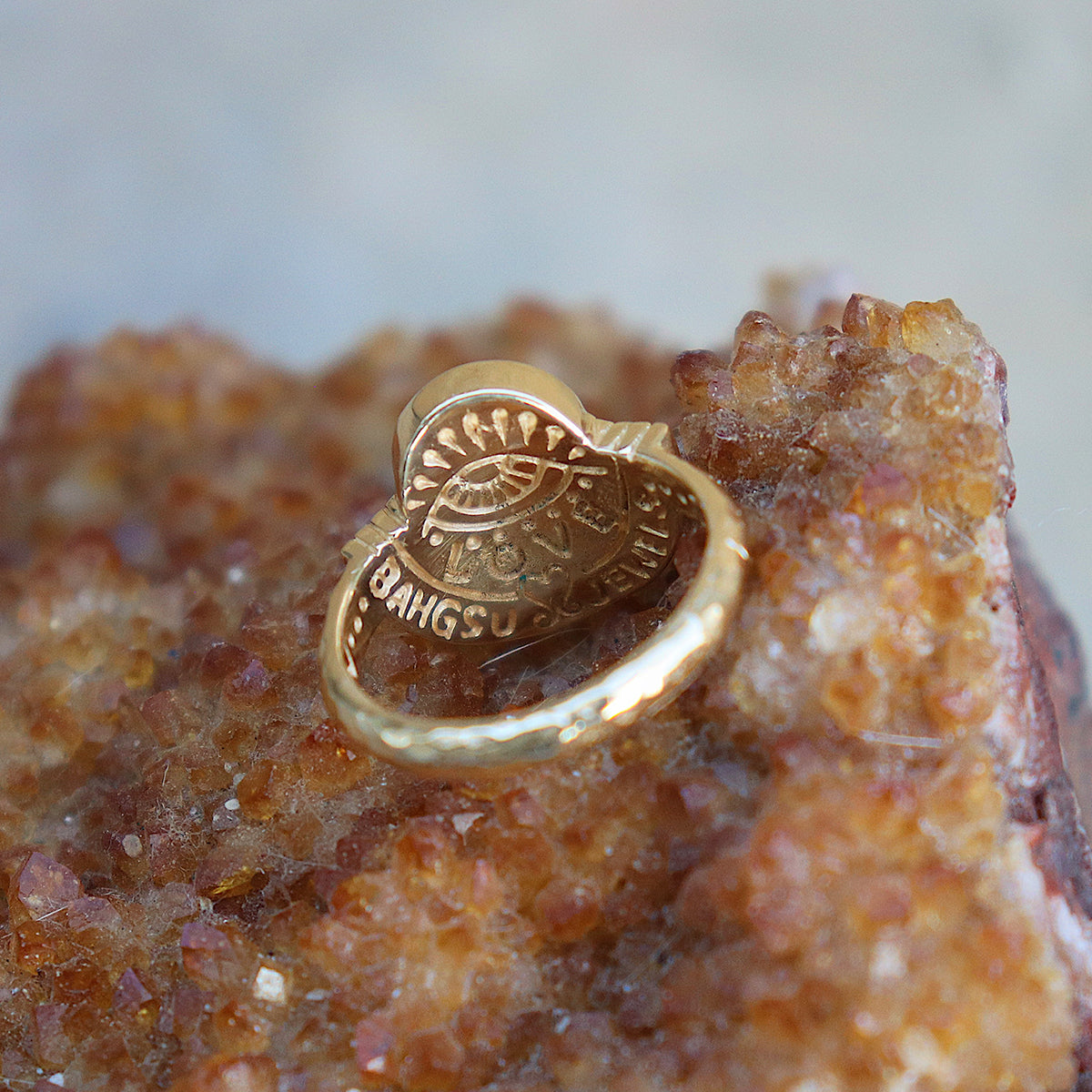 Be Open Ring || Citrine