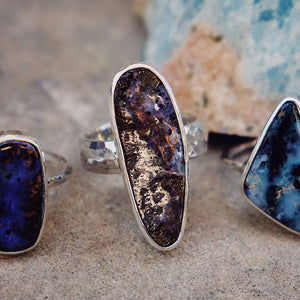 Boulder Opal Ring