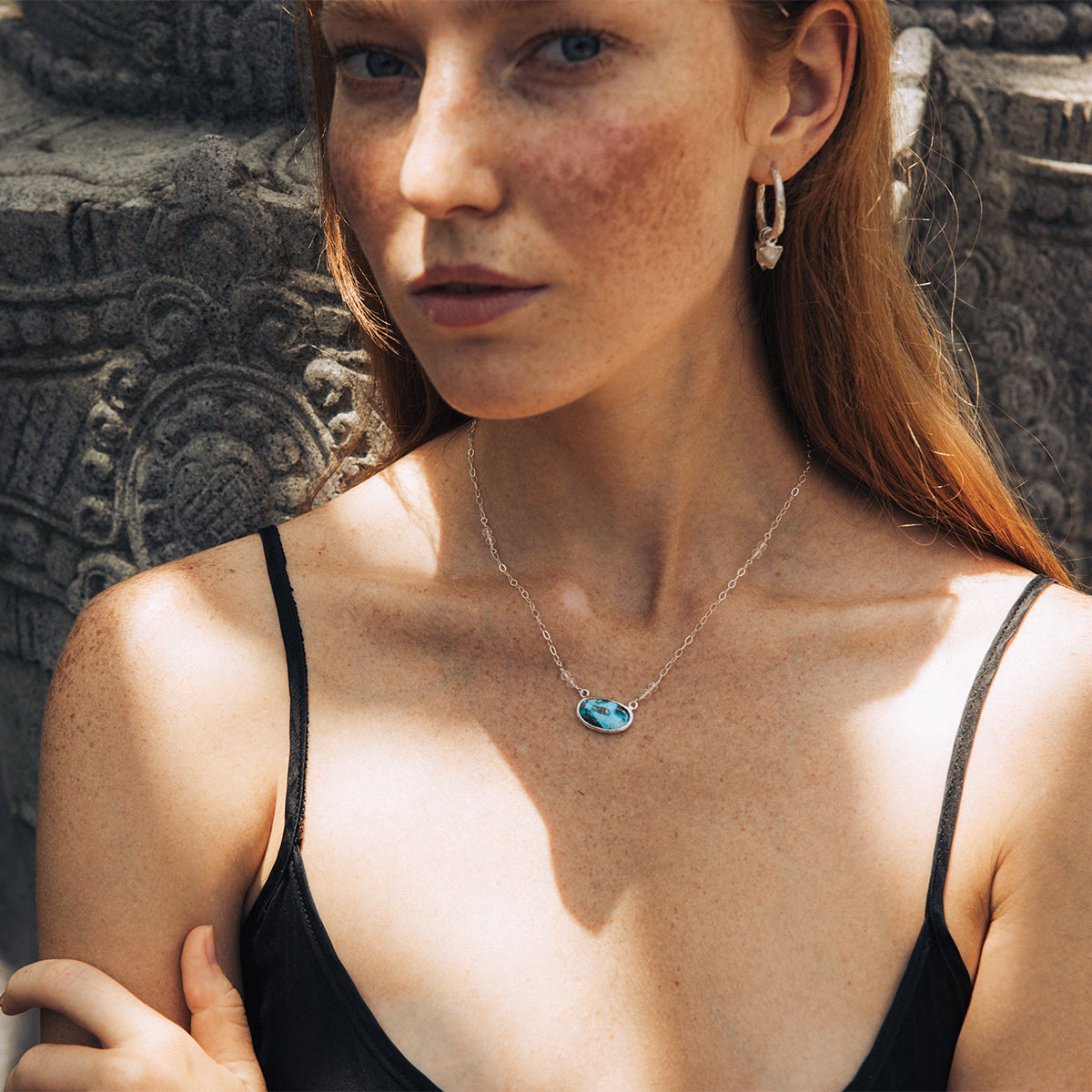 Azure Chrysocolla Necklace
