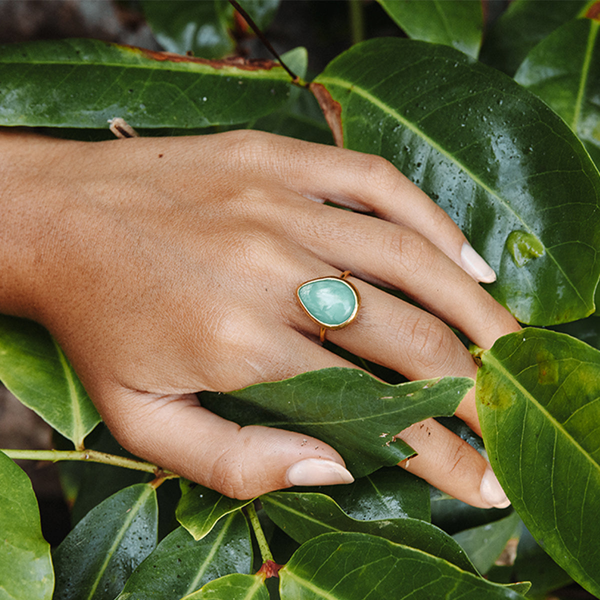 Chrysoprase Elfin Ring