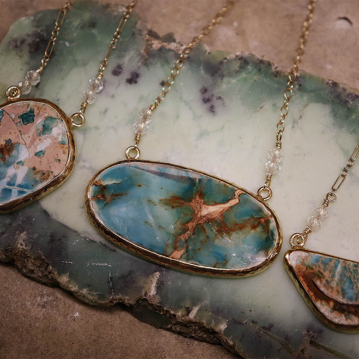 Copper Chrysocolla Necklace
