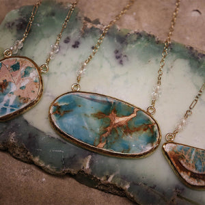 Copper Chrysocolla Necklace
