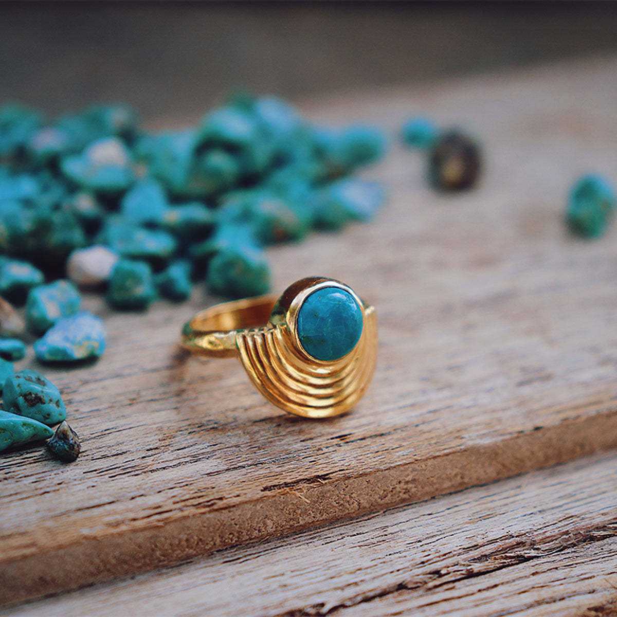 Be Open Ring || Turquoise