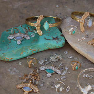 Elder Bird || Turquoise Cuff