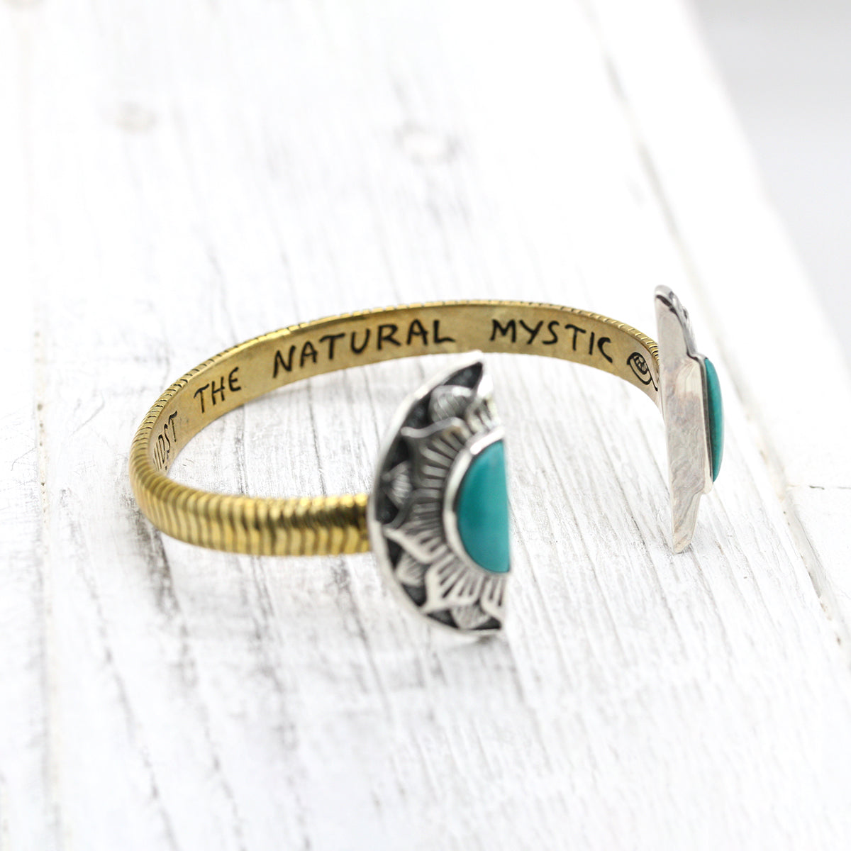 Natural Mystic Cuff || Turquoise
