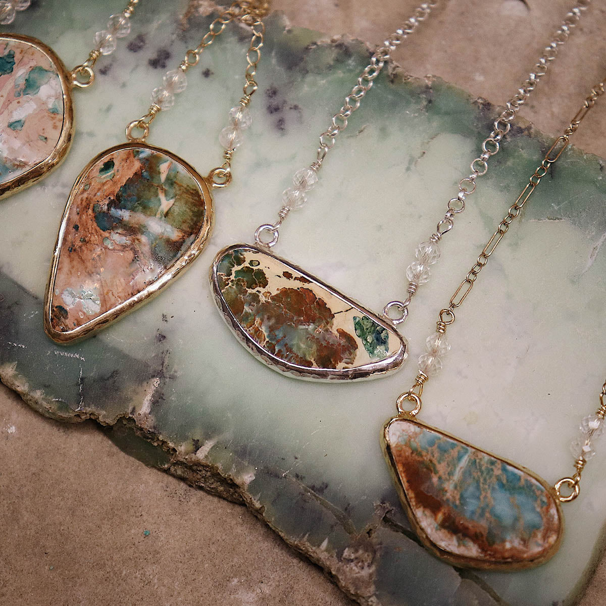 Copper Chrysocolla Necklace