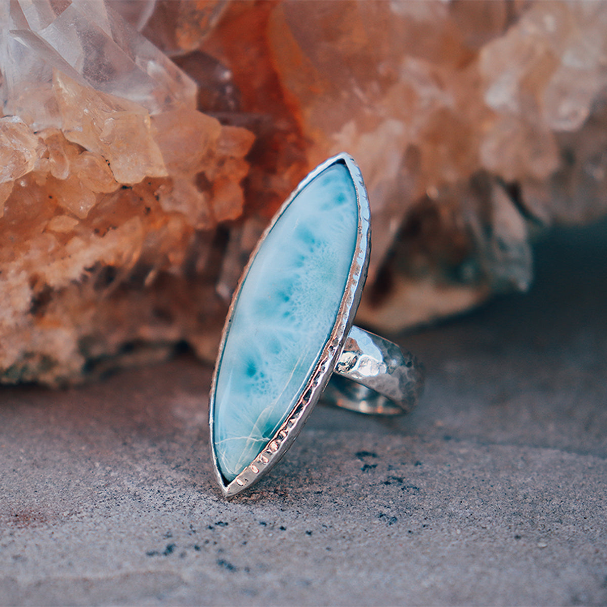 Larimar Ring - Bahgsu Jewels