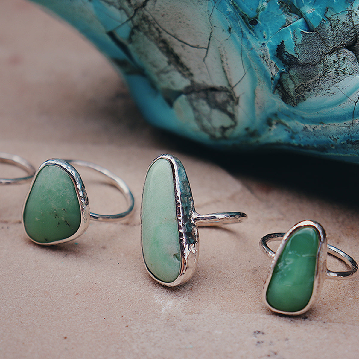 Chrysoprase Elfin Ring