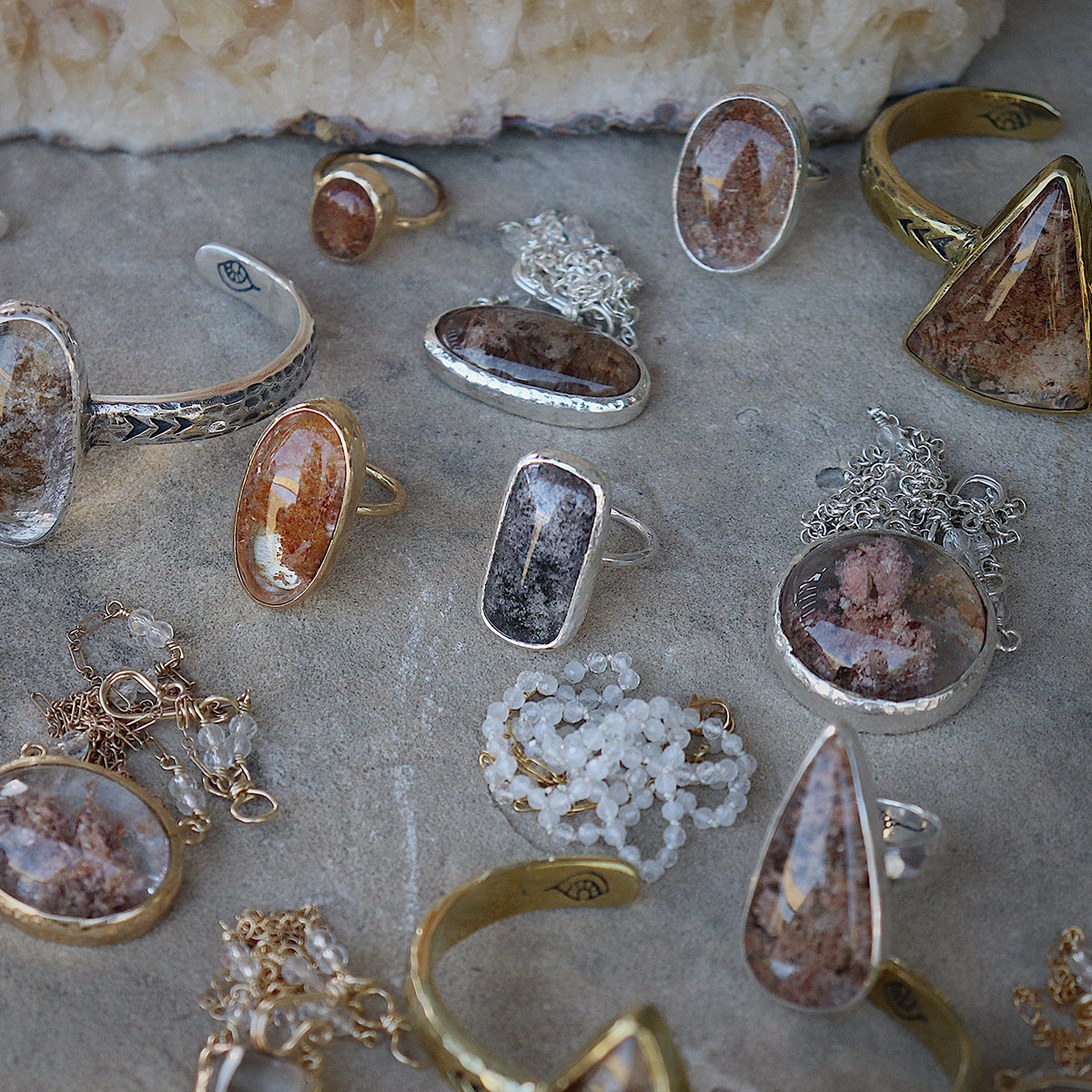 Garden Quartz Elfin Ring