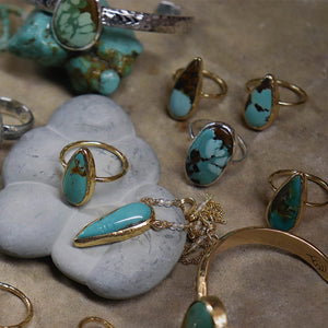 Royston Turquoise Elfin Ring