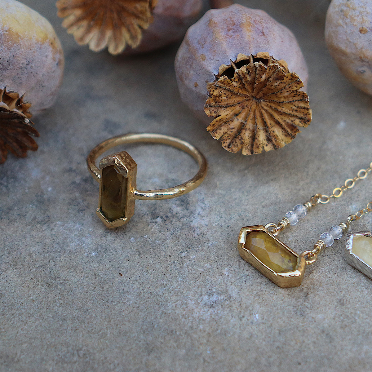 Shine Ring || Citrine