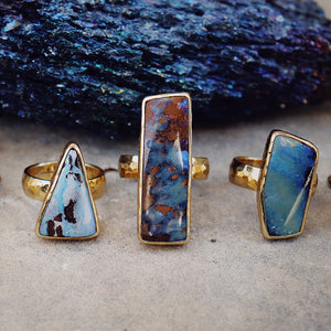 Boulder Opal Ring