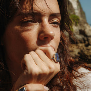 Boulder Opal Elfin Ring