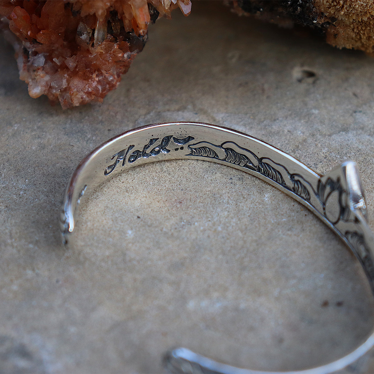 Hold Space Cuff || Citrine