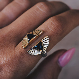 Shape Shift Ring || Obsidian