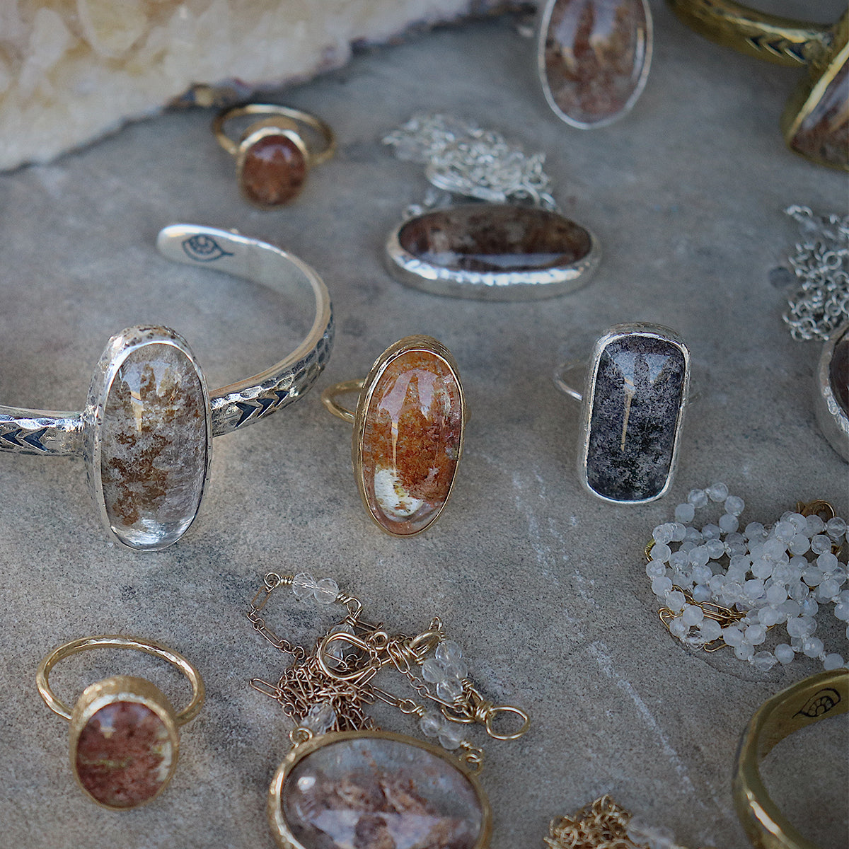 Garden Quartz Elfin Ring