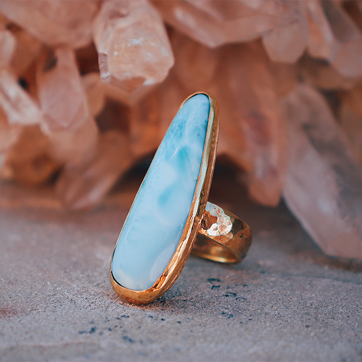 Larimar Ring - Bahgsu Jewels