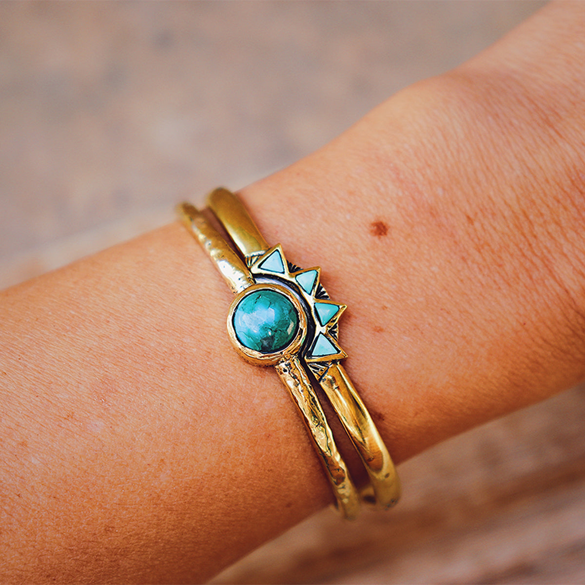Your Center Cuff || Chrysocolla